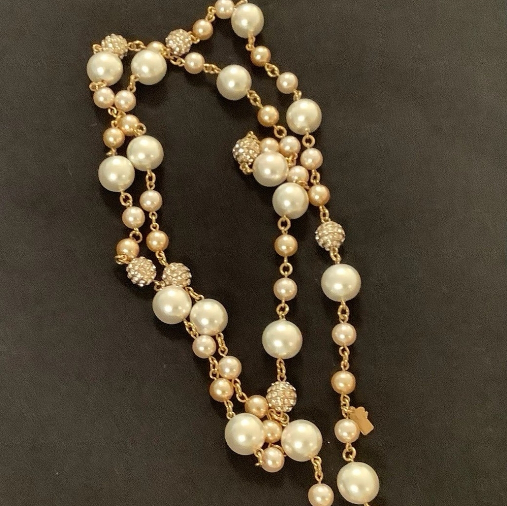 Kate Spade Pearl and Diamond Statement Necklace